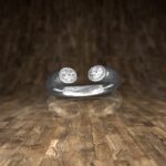 Bague en Or Blanc 18 Carats et Diamants
